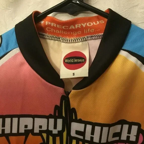 Hippy Chick Short Sleeve Women's Cycling Jersey - Picture 3 of 3